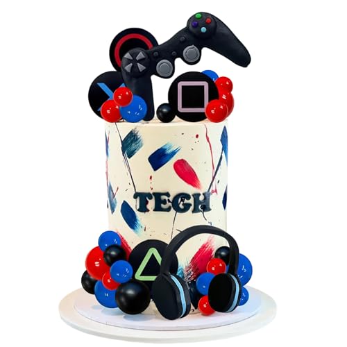 Videospiel Geburtstag Kuchen Deko Videospiel Cupcake Toppers Waffelpapier Gaming Tortendeko für Babydusche Jungen Geburtstag Party Kuchen Dekoration Videospiel Geburtstag Kuchen Deko Videospiel Cupcake Toppers Waffelpapier Gaming Tortendeko für Babydusche Jungen Geburtstag Party Kuchen Dekoration von BACH AND BOUJEE