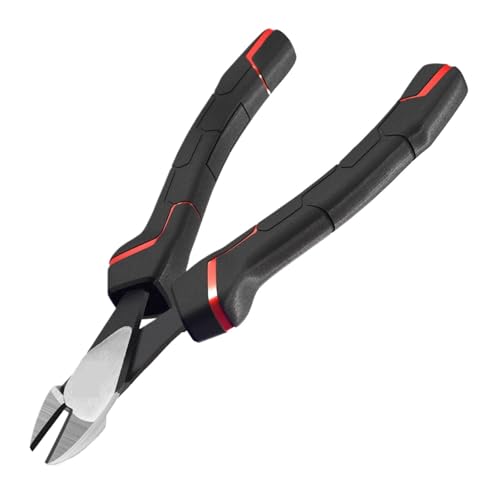 BADIKA Multifunktionszange 6/7/8 ''Elektriker-Zangen-Set, Kabelschneiden, Crimpen, Drahtschneider, Diagonalzange mit Langer Nase, Multifunktions-Reparaturwerkzeug(8Inch Diagonal Plier) von BADIKA