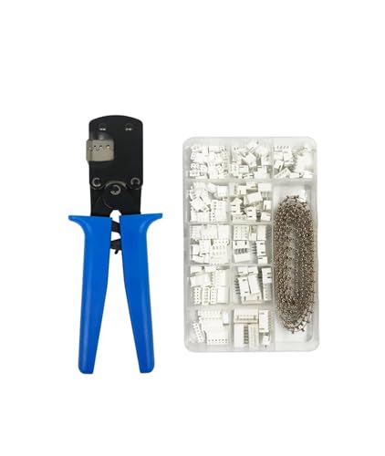 BADIKA Multifunktionszange Mi NI Crimper Werkzeug SM2.5 PH2.0 XH2.54 J+S+T Ratschen-Anschlussklemmen-Crimper Crimpzange Zange Crimpbereich 0,03-0,5 mm²(Pliers and terminals) von BADIKA