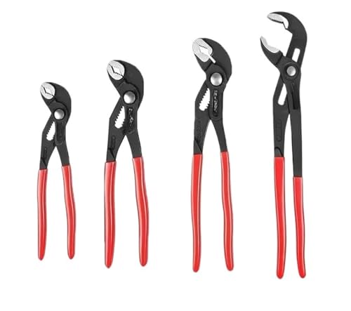 BADIKA Multifunktionszange Verstellbare Zange Adlerschnabelschlüssel Nutgelenk Rohrzange Multifunktionsschlüssel Pressklemme Große Öffnung Haushaltshandwerkzeug(12 IN -1pcs) von BADIKA