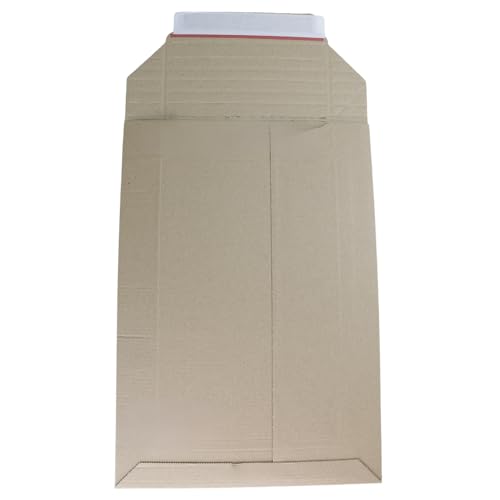 BADfabrik24 Versandtasche 355x250x80 mm – stabile Karton Versandverpackung, Wellpappe, umweltfreundlich von BADfabrik24