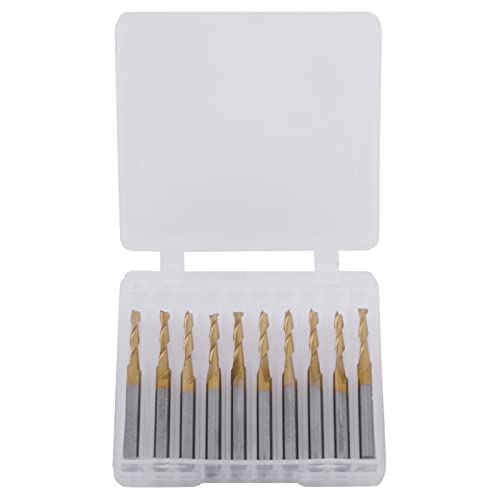 BAFOVY 2 Mm Beschichtete Doppelflöte -Endmühlenmühlenschneider, 10 -pcs -Wolframkarbid -Schneidbits für CNC -Router -Gravurmaschine mit Schnittlänge BAFOVY 2 Mm Beschichtete Doppelflöte -Endmühlenmühlenschneider, 10 -pcs -Wolframkarbid -Schneidbits für CNC -Router -Gravurmaschine mit Schnittlänge von BAFOVY