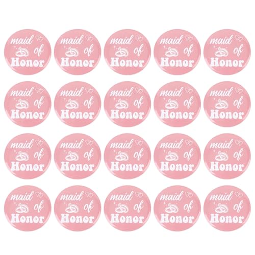 BAFOVY 20 Hochzeitsabzeichen Trauzeugausweis Zinnplatte, Klare Drucke Brautparty -Abzeichen Hochzeitszubehör Rosy und Mehr Als Genug, um Ihre Bedürfnisse für den Besonderen Tag zu BAFOVY 20 Hochzeitsabzeichen Trauzeugausweis Zinnplatte, Klare Drucke Brautparty -Abzeichen Hochzeitszubehör Rosy und Mehr Als Genug, um Ihre Bedürfnisse für den Besonderen Tag zu von BAFOVY