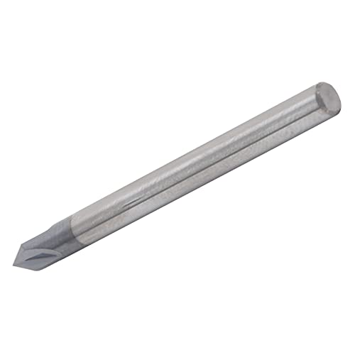 BAFOVY Chamfer Router Bit 60 Grad 6 Mm, V Groove 3 Flötenendmühle, Wolframstahl für CNC -Schnitzerei, Hocheffizienz -Kleiderwerkzeuge (D4*60°*50L) von BAFOVY