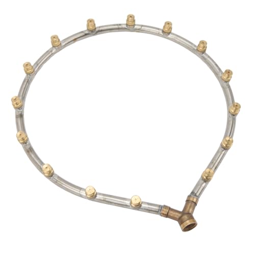 BAFOVY Langlebiges Material, Rotierende Düseneinstellung, Geeignet für Verschiedene Anforderungen mit G3/8 -Gewinde, Mehrfacher Kopfdesign, Einfach zu Bedienender, Langlebiger Ringdüsen, (15 Kopf) von BAFOVY