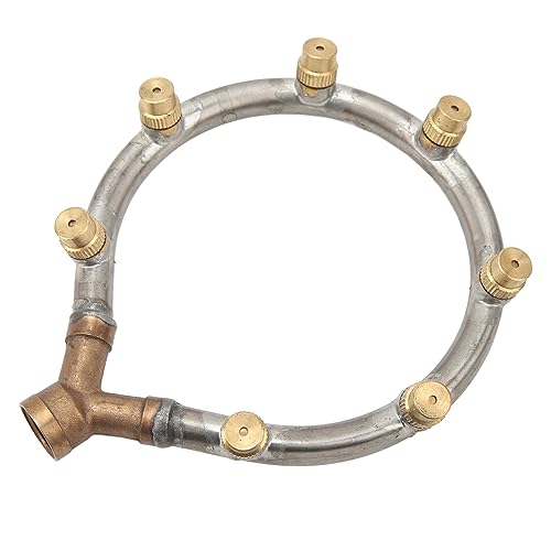 BAFOVY Langlebiges Material, Rotierende Düseneinstellung, Geeignet für Verschiedene Anforderungen mit G3/8 -Gewinde, Mehrfacher Kopfdesign, Einfach zu Bedienender, Langlebiger Ringdüsen, (7 Kopf) von BAFOVY