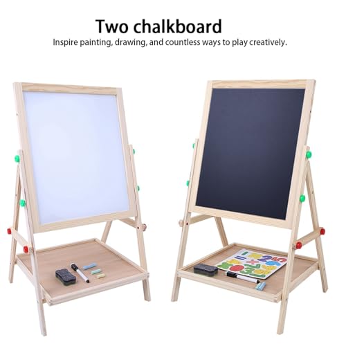 BAFOVY Verstellbare Höhe 2 in 1 Doppelseite Baby Kinderstehende Kunst Holzzeichnung Trade Trailsel mit 2 Tafel, Hoher Stabilität, Nahtloser Nähte Zum Malen und Zeichnen BAFOVY Verstellbare Höhe 2 in 1 Doppelseite Baby Kinderstehende Kunst Holzzeichnung Trade Trailsel mit 2 Tafel, Hoher Stabilität, Nahtloser Nähte Zum Malen und Zeichnen von BAFOVY