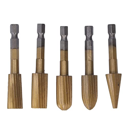 Hochgeschwindigkeits -Stahl -Hex -Schaft -Rotationsdatei Burr Schleif -Bit -Set -Kit mit Burr, Hex Shank für Elektrorpolizier, Schnitzmesser, Geeignet für Feine Schnitzereien, Hochgeschwindigkeits -Stahl -Hex -Schaft -Rotationsdatei Burr Schleif -Bit -Set -Kit mit Burr, Hex Shank für Elektrorpolizier, Schnitzmesser, Geeignet für Feine Schnitzereien, von BAFOVY