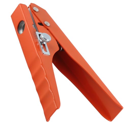 Hochleistungs -Handheld -Rand -Stanzzange, Einzelner Lochpunsch mit Verchromtem, 10 -mm -Lochdurchmesser, Einstellbar, für PVC -Karten, Harte Filme, Dünner Furnier Langlebig von BAFOVY