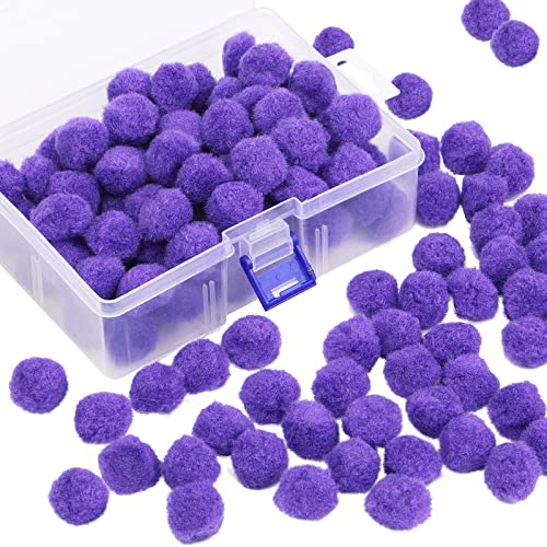 BAGERLA 150 Stück Pompons zum Basteln, 2,5 cm Pompom-Bälle, Kunst und Handwerk für kreative Dekorationen, lila Pompons zum Basteln, Kinder-DIY-Projekte BAGERLA 150 Stück Pompons zum Basteln, 2,5 cm Pompom-Bälle, Kunst und Handwerk für kreative Dekorationen, lila Pompons zum Basteln, Kinder-DIY-Projekte von BAGERLA