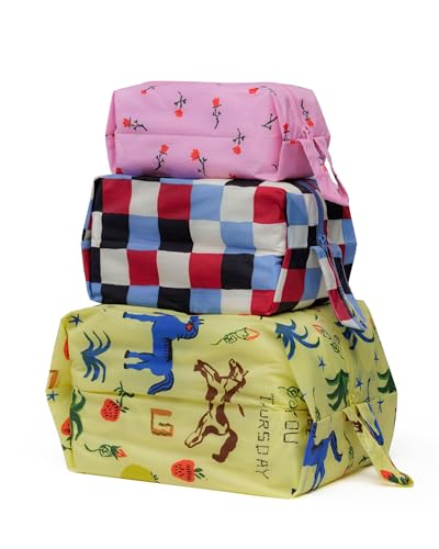 BAGGU 3D-Reißverschluss-Set – bemalte Prärie BAGGU 3D-Reißverschluss-Set – bemalte Prärie von BAGGU