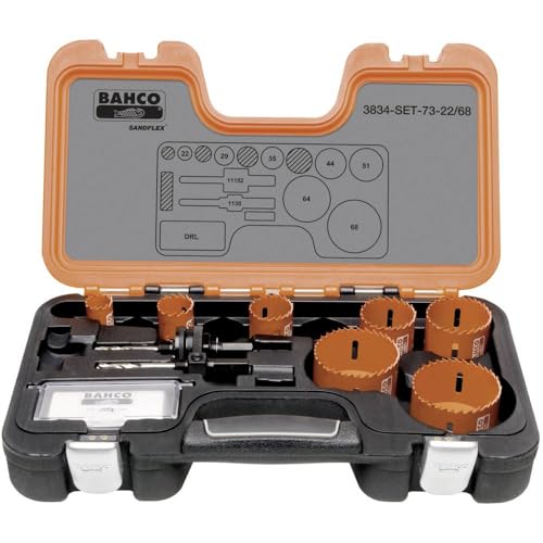 BAHCO BH3834-SET-73-22/68 Lochsägen-Set, 22, mehrfarbig BAHCO BH3834-SET-73-22/68 Lochsägen-Set, 22, mehrfarbig von BAHCO