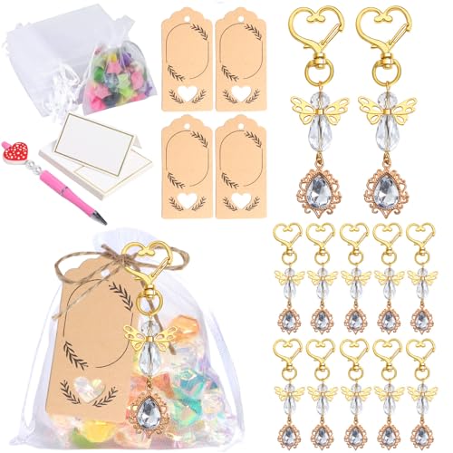 BAHJKASD Packung Von 30 Engelsflügel Anhänger Schlüsselanhagen Für Taufen Und Hochzeitsbedarf Beinhaltet Charme Mit Geschenktüten BAHJKASD Packung Von 30 Engelsflügel Anhänger Schlüsselanhagen Für Taufen Und Hochzeitsbedarf Beinhaltet Charme Mit Geschenktüten von BAHJKASD