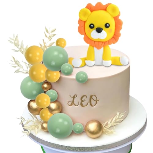 Kuchen Dekoration, Tortendeko Tiere, 15 Stück Tortendeko Kugeln, Dschungel Tortendeko, Ball Cake Topper, Kuchendeko Tiere,Tortendekoration Geburtstag, für Geburtstagsfeier, Babyparty (B) von BAIDZFU