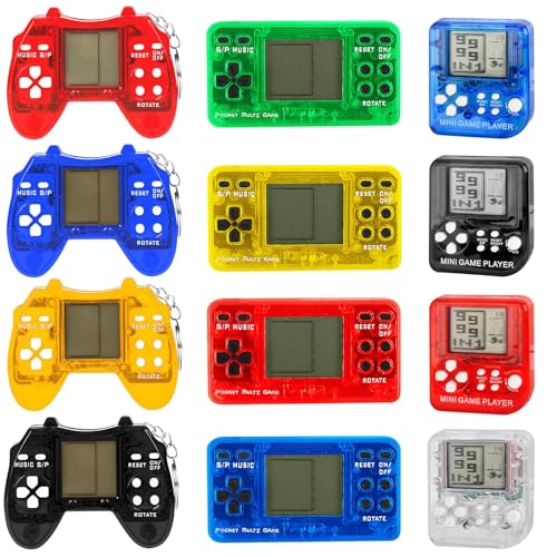 BAIFULAI 12Pcs Kindergeburtstag Gastgeschenke Spiel Schlüsselanhänger: Schlüsselanhänger für Kinder, Tombola Preise Kinder Beschäftigung Party Kleine Geschenke von BAIFULAI