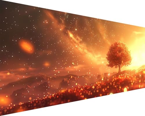 Malen Nach Zahlen Baum Malen Nach Zahlen Erwachsene Sternenhimmel Paint by Numbers Kits mit 3 - Pinseln und Acrylfarben Handgemalt Ölgemälde Farbige Leinwand Set, Geschenke für Frauen 40x80cm h3-27O Malen Nach Zahlen Baum Malen Nach Zahlen Erwachsene Sternenhimmel Paint by Numbers Kits mit 3 - Pinseln und Acrylfarben Handgemalt Ölgemälde Farbige Leinwand Set, Geschenke für Frauen 40x80cm h3-27O von BAIYAACO