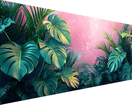 Malen Nach Zahlen Blatt Malen Nach Zahlen Erwachsene Palmblätter Paint by Numbers Kits mit 3 - Pinseln und Acrylfarben Handgemalt Ölgemälde Farbige Leinwand Set, Geschenke für Frauen 50x100cm g3-62 Malen Nach Zahlen Blatt Malen Nach Zahlen Erwachsene Palmblätter Paint by Numbers Kits mit 3 - Pinseln und Acrylfarben Handgemalt Ölgemälde Farbige Leinwand Set, Geschenke für Frauen 50x100cm g3-62 von BAIYAACO