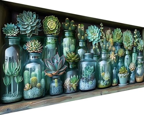 Malen Nach Zahlen Blume Malen Nach Zahlen Erwachsene Blume Paint by Numbers mit 3 Pinseln und Acrylfarben Handgemalt Ölgemälde Farbige Leinwand Set, Geschenke für Frauen, Zimmer Deko 100x200cm l3-9H von BAIYAACO