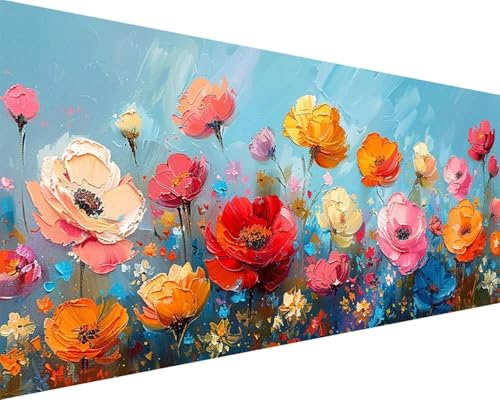 Malen Nach Zahlen Blume Malen Nach Zahlen Erwachsene Blume Paint by Numbers mit 3 Pinseln und Acrylfarben Handgemalt Ölgemälde Farbige Leinwand Set, Geschenke für Frauen, Zimmer Deko 50x100cm g3-86 Malen Nach Zahlen Blume Malen Nach Zahlen Erwachsene Blume Paint by Numbers mit 3 Pinseln und Acrylfarben Handgemalt Ölgemälde Farbige Leinwand Set, Geschenke für Frauen, Zimmer Deko 50x100cm g3-86 von BAIYAACO