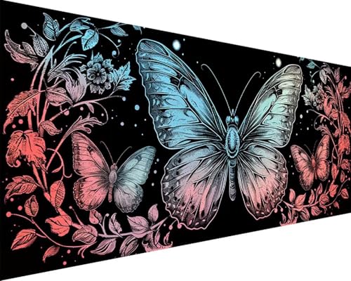 Malen Nach Zahlen Blume Malen Nach Zahlen Erwachsene Schmetterling Paint by Numbers Kits mit 3 - Pinseln und Acrylfarben Handgemalt Ölgemälde Farbige Leinwand Set, Geschenke für Frauen 80x160cm b3-62 Malen Nach Zahlen Blume Malen Nach Zahlen Erwachsene Schmetterling Paint by Numbers Kits mit 3 - Pinseln und Acrylfarben Handgemalt Ölgemälde Farbige Leinwand Set, Geschenke für Frauen 80x160cm b3-62 von BAIYAACO