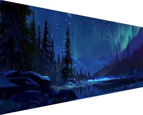 Malen Nach Zahlen Erwachsene Aurora Malen Nach Zahlen Landschaft Paint by Numbers Farbige Leinwand mit Pinselset Acrylfarben Kreativ Set für Kinder, Home Wand Deko Wohnzimmer Geschenke 100x200cm u4-6G Malen Nach Zahlen Erwachsene Aurora Malen Nach Zahlen Landschaft Paint by Numbers Farbige Leinwand mit Pinselset Acrylfarben Kreativ Set für Kinder, Home Wand Deko Wohnzimmer Geschenke 100x200cm u4-6G von BAIYAACO
