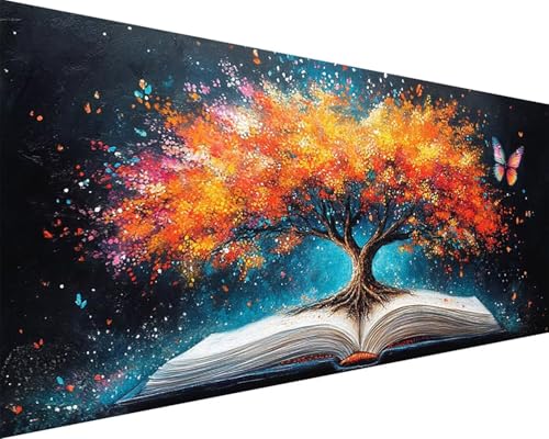 Malen Nach Zahlen Erwachsene Baum Malen Nach Zahlen Baum des Lebens Paint by Numbers Farbige Leinwand mit Pinselset Acrylfarben Kreativ Set für Erwachsene, Home Wand Deko Wohnzimmer 40x80cm u4-26Z Malen Nach Zahlen Erwachsene Baum Malen Nach Zahlen Baum des Lebens Paint by Numbers Farbige Leinwand mit Pinselset Acrylfarben Kreativ Set für Erwachsene, Home Wand Deko Wohnzimmer 40x80cm u4-26Z von BAIYAACO