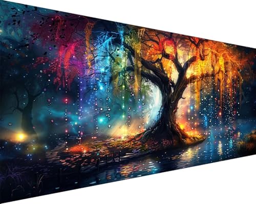 Malen Nach Zahlen Erwachsene Baum Malen Nach Zahlen Sternenhimmel Paint by Numbers Farbige Leinwand mit Pinselset Acrylfarben Kreativ Set für Kinder, Home Wand Deko Wohnzimmer Geschenke 40x80cm j4-8J Malen Nach Zahlen Erwachsene Baum Malen Nach Zahlen Sternenhimmel Paint by Numbers Farbige Leinwand mit Pinselset Acrylfarben Kreativ Set für Kinder, Home Wand Deko Wohnzimmer Geschenke 40x80cm j4-8J von BAIYAACO