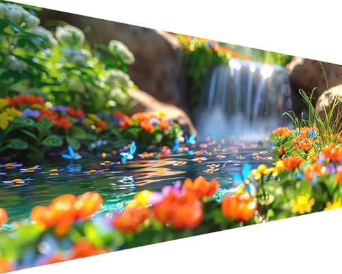 Malen Nach Zahlen Erwachsene Blume Malen Nach Zahlen Fallen Paint by Numbers Farbige Leinwand mit Pinselset Acrylfarben Kreativ Set für Erwachsene, Home Wand Deko Wohnzimmer Geschenke 80x160cm l4-5J Malen Nach Zahlen Erwachsene Blume Malen Nach Zahlen Fallen Paint by Numbers Farbige Leinwand mit Pinselset Acrylfarben Kreativ Set für Erwachsene, Home Wand Deko Wohnzimmer Geschenke 80x160cm l4-5J von BAIYAACO