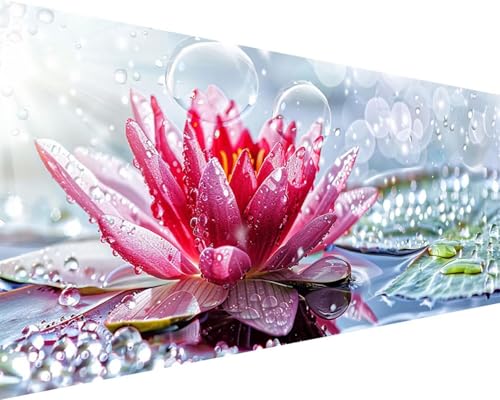 Malen Nach Zahlen Erwachsene Blume Malen Nach Zahlen Lotus Paint by Numbers Farbige Leinwand mit Pinselset Acrylfarben Kreativ Set für Erwachsene, Home Wand Deko Wohnzimmer Geschenke 100x200cm e4-15B Malen Nach Zahlen Erwachsene Blume Malen Nach Zahlen Lotus Paint by Numbers Farbige Leinwand mit Pinselset Acrylfarben Kreativ Set für Erwachsene, Home Wand Deko Wohnzimmer Geschenke 100x200cm e4-15B von BAIYAACO