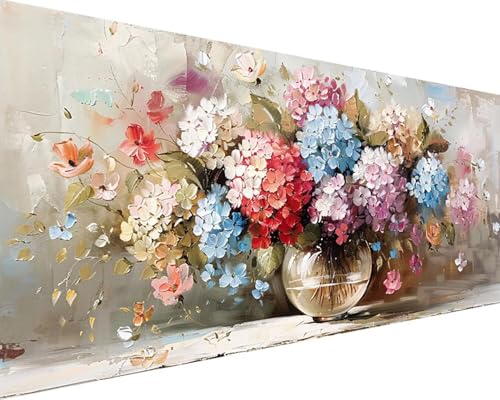 Malen Nach Zahlen Erwachsene Blume Malen Nach Zahlen Vase Paint by Numbers Farbige Leinwand mit Pinselset Acrylfarben Kreativ Set für Erwachsene, Home Wand Deko Wohnzimmer Geschenke 30x60cm m4-28J Malen Nach Zahlen Erwachsene Blume Malen Nach Zahlen Vase Paint by Numbers Farbige Leinwand mit Pinselset Acrylfarben Kreativ Set für Erwachsene, Home Wand Deko Wohnzimmer Geschenke 30x60cm m4-28J von BAIYAACO