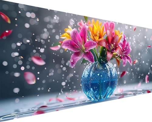 Malen Nach Zahlen Erwachsene Blume Malen Nach Zahlen Vase Paint by Numbers Farbige Leinwand mit Pinselset Acrylfarben Kreativ Set für Erwachsene, Home Wand Deko Wohnzimmer Geschenke 80x160cm q4-16H Malen Nach Zahlen Erwachsene Blume Malen Nach Zahlen Vase Paint by Numbers Farbige Leinwand mit Pinselset Acrylfarben Kreativ Set für Erwachsene, Home Wand Deko Wohnzimmer Geschenke 80x160cm q4-16H von BAIYAACO