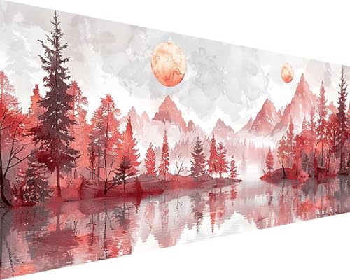 Malen Nach Zahlen Erwachsene Landschaft Malen Nach Zahlen Berg Paint by Numbers Farbige Leinwand mit Pinselset Acrylfarben Kreativ Set für Kinder, Home Wand Deko Wohnzimmer Geschenke 50x100cm q4-201 Malen Nach Zahlen Erwachsene Landschaft Malen Nach Zahlen Berg Paint by Numbers Farbige Leinwand mit Pinselset Acrylfarben Kreativ Set für Kinder, Home Wand Deko Wohnzimmer Geschenke 50x100cm q4-201 von BAIYAACO