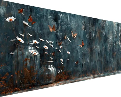 Malen Nach Zahlen Erwachsene Schmetterling Malen Nach Zahlen Blume Paint by Numbers Farbige Leinwand mit Pinselset Acrylfarben Kreativ Set für Erwachsene, Home Wand Deko Wohnzimmer 100x200cm r4-13S Malen Nach Zahlen Erwachsene Schmetterling Malen Nach Zahlen Blume Paint by Numbers Farbige Leinwand mit Pinselset Acrylfarben Kreativ Set für Erwachsene, Home Wand Deko Wohnzimmer 100x200cm r4-13S von BAIYAACO