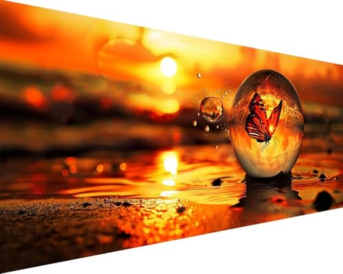 Malen Nach Zahlen Erwachsene Strand Malen Nach Zahlen Schmetterling Paint by Numbers Farbige Leinwand mit Pinselset Acrylfarben Kreativ Set für Erwachsene, Home Wand Deko Wohnzimmer 30x60cm l4-11I Malen Nach Zahlen Erwachsene Strand Malen Nach Zahlen Schmetterling Paint by Numbers Farbige Leinwand mit Pinselset Acrylfarben Kreativ Set für Erwachsene, Home Wand Deko Wohnzimmer 30x60cm l4-11I von BAIYAACO