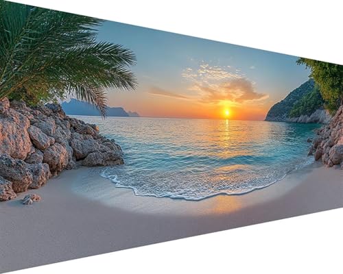 Malen Nach Zahlen Erwachsene Strand Malen Nach Zahlen Sonnenuntergang Paint by Numbers Farbige Leinwand mit Pinselset Acrylfarben Kreativ Set für Erwachsene, Home Wand Deko Wohnzimmer 30x60cm o4-277 Malen Nach Zahlen Erwachsene Strand Malen Nach Zahlen Sonnenuntergang Paint by Numbers Farbige Leinwand mit Pinselset Acrylfarben Kreativ Set für Erwachsene, Home Wand Deko Wohnzimmer 30x60cm o4-277 von BAIYAACO
