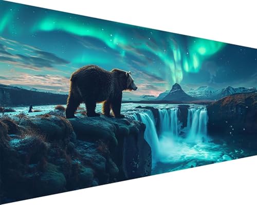 Malen Nach Zahlen Erwachsene Tier Malen Nach Zahlen Aurora Paint by Numbers Farbige Leinwand mit Pinselset Acrylfarben Kreativ Set für Erwachsene, Home Wand Deko Wohnzimmer Geschenke 40x80cm h4-199 Malen Nach Zahlen Erwachsene Tier Malen Nach Zahlen Aurora Paint by Numbers Farbige Leinwand mit Pinselset Acrylfarben Kreativ Set für Erwachsene, Home Wand Deko Wohnzimmer Geschenke 40x80cm h4-199 von BAIYAACO