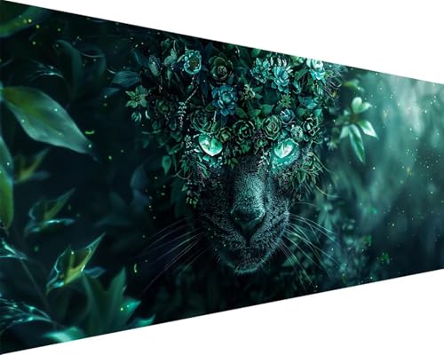 Malen Nach Zahlen Erwachsene Tier Malen Nach Zahlen Leopard Paint by Numbers Farbige Leinwand mit Pinselset Acrylfarben Kreativ Set für Erwachsene, Home Wand Deko Wohnzimmer Geschenke 80x160cm k4-173 Malen Nach Zahlen Erwachsene Tier Malen Nach Zahlen Leopard Paint by Numbers Farbige Leinwand mit Pinselset Acrylfarben Kreativ Set für Erwachsene, Home Wand Deko Wohnzimmer Geschenke 80x160cm k4-173 von BAIYAACO