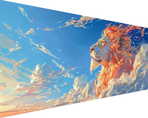 Malen Nach Zahlen Erwachsene Tier Malen Nach Zahlen Löwe Paint by Numbers Farbige Leinwand mit Pinselset Acrylfarben Kreativ Set für Erwachsene, Home Wand Deko Wohnzimmer Geschenke 50x100cm j4-45 Malen Nach Zahlen Erwachsene Tier Malen Nach Zahlen Löwe Paint by Numbers Farbige Leinwand mit Pinselset Acrylfarben Kreativ Set für Erwachsene, Home Wand Deko Wohnzimmer Geschenke 50x100cm j4-45 von BAIYAACO