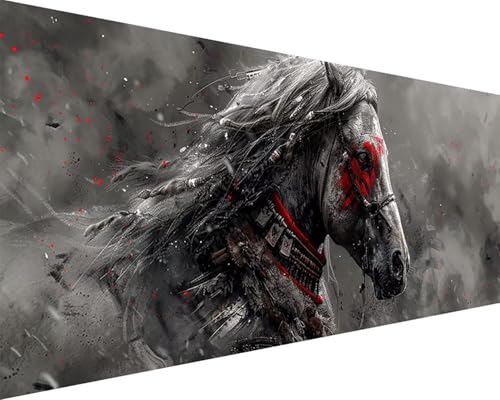 Malen Nach Zahlen Erwachsene Tier Malen Nach Zahlen Pferd Paint by Numbers Farbige Leinwand mit Pinselset Acrylfarben Kreativ Set für Erwachsene, Home Wand Deko Wohnzimmer Geschenke 100x200cm t4-26 Malen Nach Zahlen Erwachsene Tier Malen Nach Zahlen Pferd Paint by Numbers Farbige Leinwand mit Pinselset Acrylfarben Kreativ Set für Erwachsene, Home Wand Deko Wohnzimmer Geschenke 100x200cm t4-26 von BAIYAACO