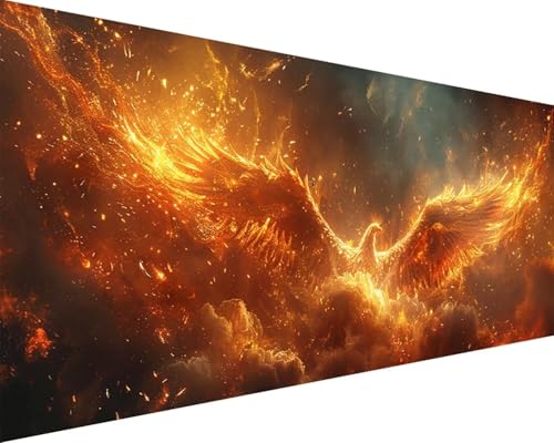 Malen Nach Zahlen Erwachsene Tier Malen Nach Zahlen Phönix Paint by Numbers Farbige Leinwand mit Pinselset Acrylfarben Kreativ Set für Erwachsene, Home Wand Deko Wohnzimmer Geschenke 80x160cm j4-19Y Malen Nach Zahlen Erwachsene Tier Malen Nach Zahlen Phönix Paint by Numbers Farbige Leinwand mit Pinselset Acrylfarben Kreativ Set für Erwachsene, Home Wand Deko Wohnzimmer Geschenke 80x160cm j4-19Y von BAIYAACO