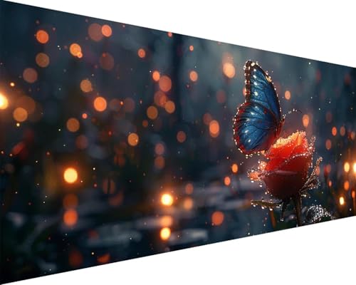 Malen Nach Zahlen Erwachsene Tier Malen Nach Zahlen Schmetterling Paint by Numbers Farbige Leinwand mit Pinselset Acrylfarben Kreativ Set für Erwachsene, Home Wand Deko Wohnzimmer 100x200cm v4-27 Malen Nach Zahlen Erwachsene Tier Malen Nach Zahlen Schmetterling Paint by Numbers Farbige Leinwand mit Pinselset Acrylfarben Kreativ Set für Erwachsene, Home Wand Deko Wohnzimmer 100x200cm v4-27 von BAIYAACO