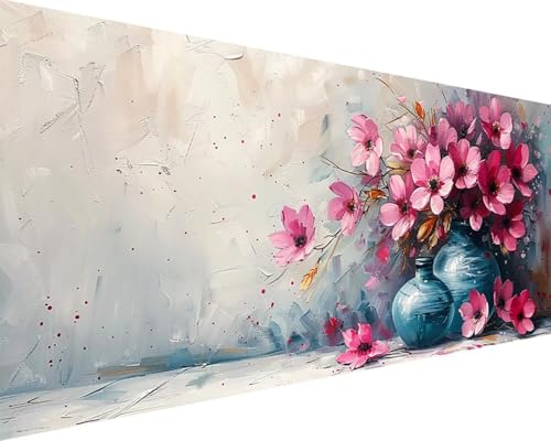 Malen Nach Zahlen Erwachsene Vase Malen Nach Zahlen Blume Paint by Numbers Farbige Leinwand mit Pinselset Acrylfarben Kreativ Set für Erwachsene, Home Wand Deko Wohnzimmer Geschenke 50x100cm p4-26D Malen Nach Zahlen Erwachsene Vase Malen Nach Zahlen Blume Paint by Numbers Farbige Leinwand mit Pinselset Acrylfarben Kreativ Set für Erwachsene, Home Wand Deko Wohnzimmer Geschenke 50x100cm p4-26D von BAIYAACO