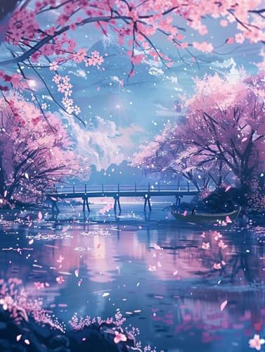 Malen Nach Zahlen Erwachsene mit Rahmen Landschaft Malen Nach Zahlen Japan Paint by Numbers Farbige Leinwand mit Pinselset Acrylfarben Kreativ Set für Erwachsene, Zimmer Deko Geschenke 60x80cm -t227 Malen Nach Zahlen Erwachsene mit Rahmen Landschaft Malen Nach Zahlen Japan Paint by Numbers Farbige Leinwand mit Pinselset Acrylfarben Kreativ Set für Erwachsene, Zimmer Deko Geschenke 60x80cm -t227 von BAIYAACO
