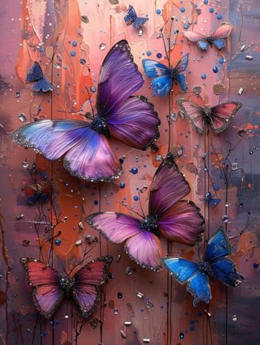 Malen Nach Zahlen Erwachsene ohne Rahmen Tier Malen Nach Zahlen Schmetterling Paint by Numbers Farbige Leinwand mit Pinselset Acrylfarben Kreativ Set für Erwachsene Zimmer Deko Geschenke 70x95cm -t26U Malen Nach Zahlen Erwachsene ohne Rahmen Tier Malen Nach Zahlen Schmetterling Paint by Numbers Farbige Leinwand mit Pinselset Acrylfarben Kreativ Set für Erwachsene Zimmer Deko Geschenke 70x95cm -t26U von BAIYAACO
