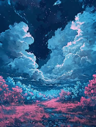 Malen Nach Zahlen Erwachsene ohne Rahmen Wolke Malen Nach Zahlen Landschaft Paint by Numbers Farbige Leinwand mit Pinselset Acrylfarben Kreativ Set für Erwachsene, Zimmer Deko Geschenke 30x40cm -h22J Malen Nach Zahlen Erwachsene ohne Rahmen Wolke Malen Nach Zahlen Landschaft Paint by Numbers Farbige Leinwand mit Pinselset Acrylfarben Kreativ Set für Erwachsene, Zimmer Deko Geschenke 30x40cm -h22J von BAIYAACO