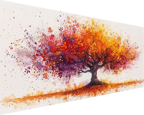 Malen Nach Zahlen Fallen Malen Nach Zahlen Erwachsene Baum Paint by Numbers mit 3 Pinseln und Acrylfarben Handgemalt Ölgemälde Farbige Leinwand Set, Geschenke für Frauen, Zimmer Deko 40x80cm q3-185 Malen Nach Zahlen Fallen Malen Nach Zahlen Erwachsene Baum Paint by Numbers mit 3 Pinseln und Acrylfarben Handgemalt Ölgemälde Farbige Leinwand Set, Geschenke für Frauen, Zimmer Deko 40x80cm q3-185 von BAIYAACO