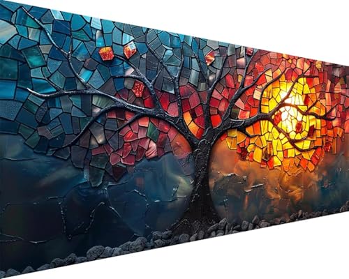 Malen Nach Zahlen Landschaft Malen Nach Zahlen Erwachsene Baum Paint by Numbers Kits mit 3 - Pinseln und Acrylfarben Handgemalt Ölgemälde Farbige Leinwand Set, Geschenke für Frauen 50x100cm b3-20G Malen Nach Zahlen Landschaft Malen Nach Zahlen Erwachsene Baum Paint by Numbers Kits mit 3 - Pinseln und Acrylfarben Handgemalt Ölgemälde Farbige Leinwand Set, Geschenke für Frauen 50x100cm b3-20G von BAIYAACO
