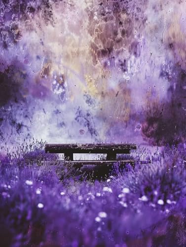 Malen Nach Zahlen Landschaft Malen Nach Zahlen Erwachsene Blume Paint by Numbers Kits mit 3 - Pinseln und Acrylfarben Handgemalt Ölgemälde Farbige Leinwand Set, Zimmer Deko 40x50cm (ohne Rahmen) -e82 von BAIYAACO