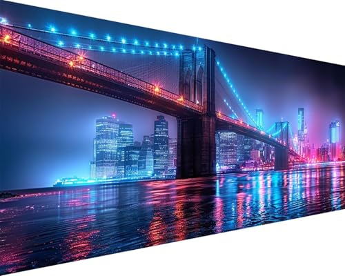 Malen Nach Zahlen Landschaft Malen Nach Zahlen Erwachsene Golden Gate Bridge Paint by Numbers Kits mit 3 - Pinseln und Acrylfarben Handgemalt Ölgemälde Farbige Leinwand Set, Zimmer Deko 50x100cm e3-30 Malen Nach Zahlen Landschaft Malen Nach Zahlen Erwachsene Golden Gate Bridge Paint by Numbers Kits mit 3 - Pinseln und Acrylfarben Handgemalt Ölgemälde Farbige Leinwand Set, Zimmer Deko 50x100cm e3-30 von BAIYAACO