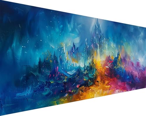 Malen Nach Zahlen Landschaft Malen Nach Zahlen Erwachsene Regenbogen Paint by Numbers Kits mit Pinseln und Acrylfarben Handgemalt Ölgemälde Farbige Leinwand Set, Geschenke für Frauen 40x80cm w3-188 Malen Nach Zahlen Landschaft Malen Nach Zahlen Erwachsene Regenbogen Paint by Numbers Kits mit Pinseln und Acrylfarben Handgemalt Ölgemälde Farbige Leinwand Set, Geschenke für Frauen 40x80cm w3-188 von BAIYAACO